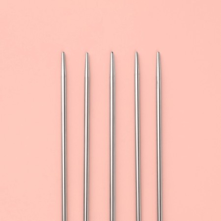 Knitting knitting needles, stitching, d = 2 mm, 24 cm, 5 pcs-1