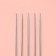 Knitting knitting needles, stitching, d = 2 mm, 24 cm, 5 pcs
