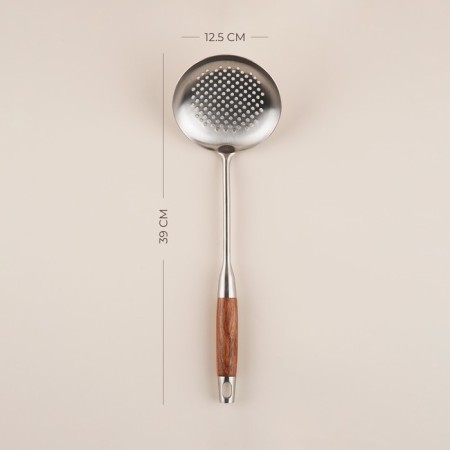Schumovka made of stainless steel Slhome "Rustik", 39 × 12.5 cm, silver color-1