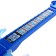 Musical guitar, sound, light, blue color