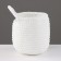 Suspended basket, polyester fiber