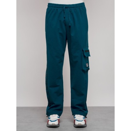 Sports male pants, size 50, blue color-4