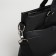 Male Business Bag, Textura, 2 external pockets, black color