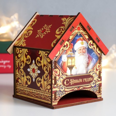 Tea house "Santa Claus" 10.5x9.5x12 cm