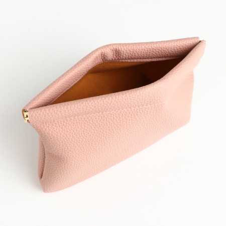 Cosmetic bag on the spring, pink color-2