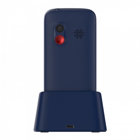 Cell phone Maxvi B100ds, 1.77 ", 1.3MP, Microsd, 2SIM, FM, SOS, Dok. Station, 1000 Mam, Blue-3