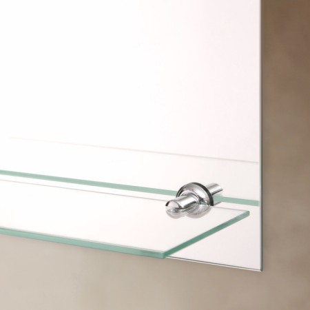Mirror, wall, with a shelf, rectangular 30x40 cm-1