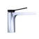 Bronze de Luxe ELEMENT EL02CB sink mixer, pour 130 mm, brass, chrome/black