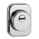 Def 4286 SQ XL ADD square CP-8, chromium color