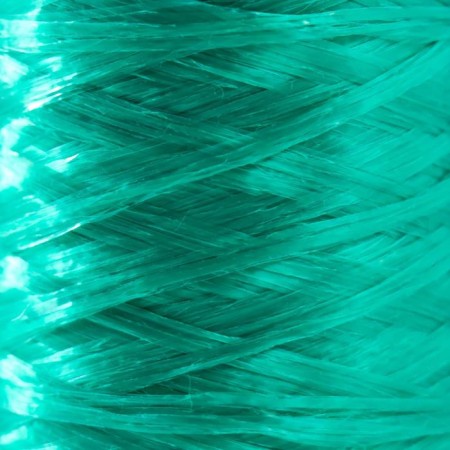 Yarn "for knitting washcloths" 100% polypropylene 400m/100 ± 10 g in the shape of a cylinder (emerald)-2