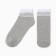 Women's strips socks, gray/white color, rr 25