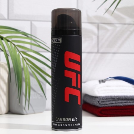 Shaving foam UFC X Exxe Carbon Hit, with angle, 200 ml-4