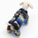 The jumpsuit printed with the lock on the back, size 18 (DS 31, OG 46, Osh 38 cm), blue