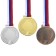 Medal for applying 005 diam 7 cm. Color of bronze. With a ribbon