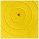Semisphere Massage ONLYTOP, 16x16x9 cm, yellow color