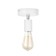 Skot "Skin" E27 40W white 10x10x16cm