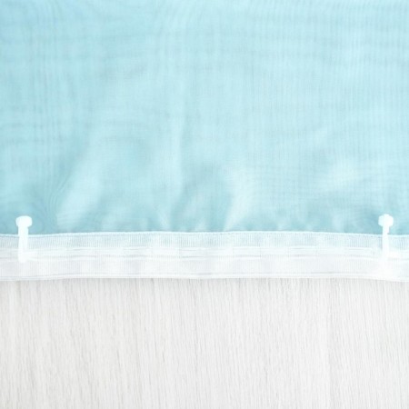 Witerra curtain for the kitchen 140x145cm, blue, veil, PE100%-4
