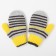 Mittens are children's double, yellow color, size 12