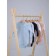 Body Body on buttons with Rant Base anti -ticaras, seams outward, height 62 cm, blue color
