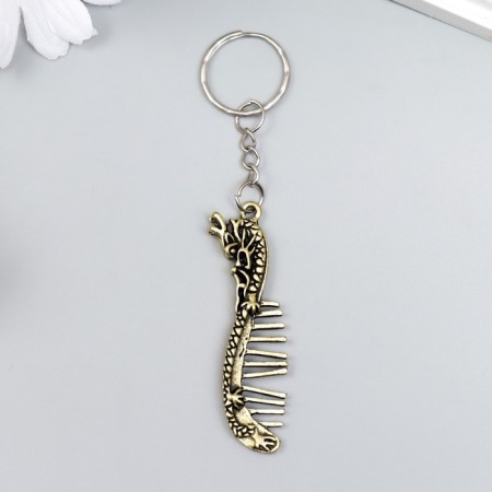 Trick Metal "comb with a dragon" 6x2 cm-2