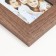 Photo frame wood, glass in 3 photos 10x15 cm "Rustik" Brown 39x22 cm