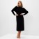 Women's knitted dress Minaku: Basic Line Black Color, Rr. 42