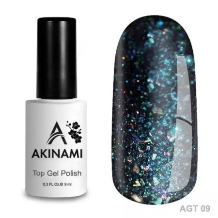 TOP Akinami Glitter Gel No. 09, 9 ml