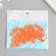 Decor for creativity plastic "Stars" neon orange set 50 pcs 1.4x1.4 cm
