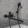MILARDO RORA RORBL00M10 bath mixer, 350 mm pour, black matte