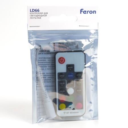 RGB mini controller for LED tape with p/u, 12-24V, LD66-5