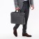 Laptop bag, gray color