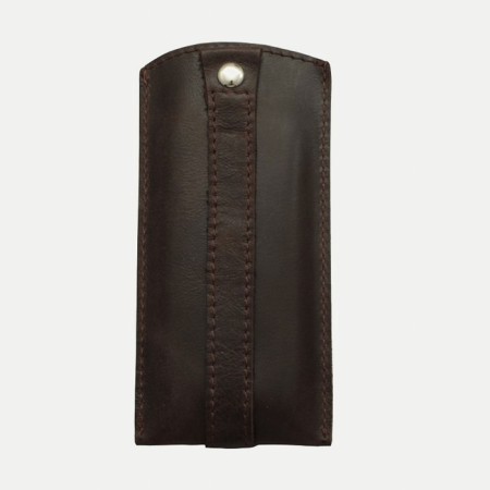 Key of zipper, length 15 cm, brown color-1