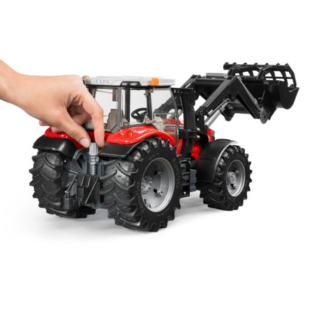 Massey Ferguson 7600 tractor, with a loader-5
