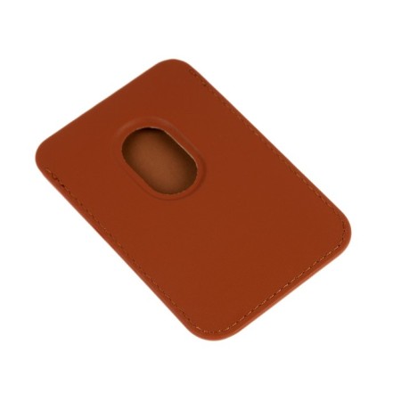 Cartholder for phone, leather, magsafe, brown-2