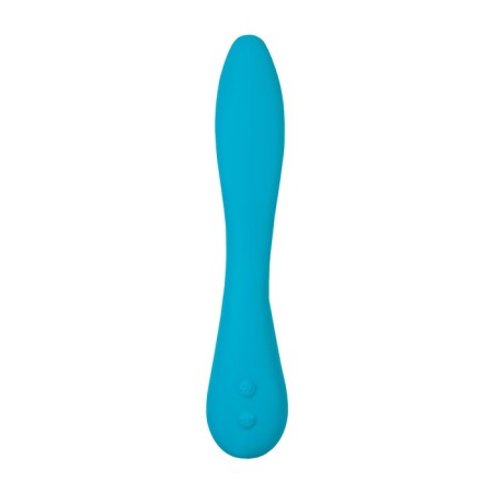Multifunctional vibrator L’Eroina Cycla, 20 cm, silicone, blue color-5