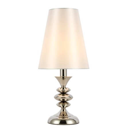 Evoluce bedside lamp. SL1137.104.01. Rionfo. 1x40 W, E14, 21x21x45.8 cm, Nickel color