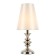 Evoluce bedside lamp. SL1137.104.01. Rionfo. 1x40 W, E14, 21x21x45.8 cm, Nickel color