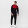 Male costume (sweatshirt/pants), black/red color, size 46 (m)