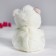 Soft toy "Bear with heart", red color