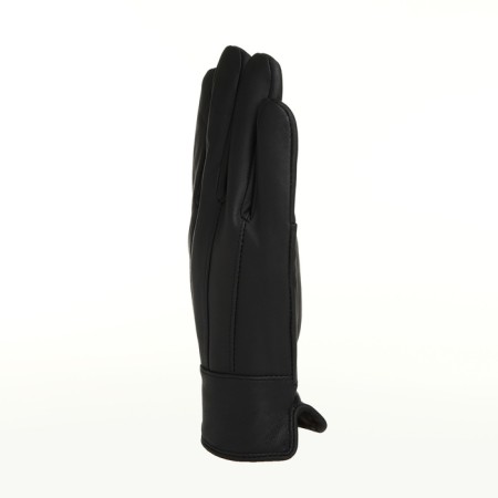 Female gloves, size XL, with insulation, black color-1
