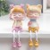 Polystone souvenir "Baby cow/baby-oleka with long legs" set 2 pcs 19x6x7.5 cm