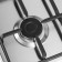 Honel Homsar HGS643S, gas, 4 burners, gray