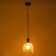 Bayerlux lamp "Hemispar" 1x40W E27 black 16x16x120 cm.