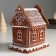 Souvenir Polystone Light "Gingerbread House" 14.5x11.5x16.5 cm