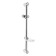 Shower Strail Zein H01, with a plastic transparent soap dish and fasteners, chrome