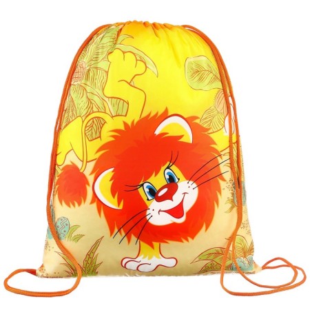 A bag for shoes 420 x 350 mm, Soyuzmultfilm Lovenok and Turtle (soft polyester, density 210D)-2