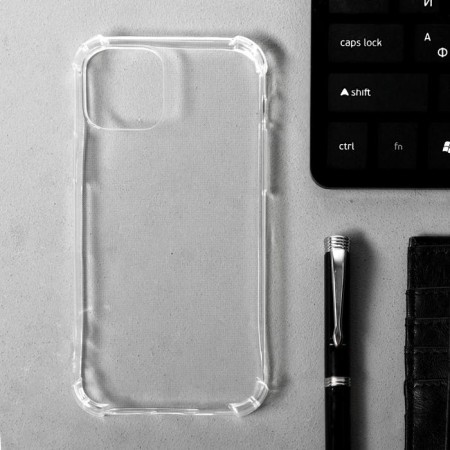 Luazon cover for the iPhone 12/12 Pro, 6.1 ", silicone, anti -suggestion, transparent