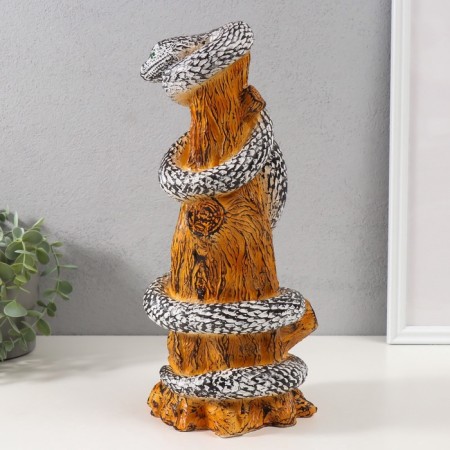 New Year's figure "Snake on the hemp" 33 x 14 x 15 cm.-2