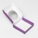 Gift box team with a window, 11.5 x 11.5 x 3 cm, lilac