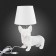 Evoluce bedside lamp. Sle115204-01. Narni. 1x40 watts, E27, 30x20x43 cm, white color, chrome